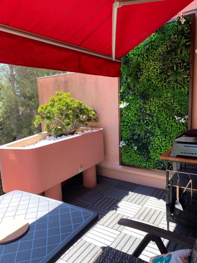 Jade - Appartement Climatise Vue Et Acces Mer Prive Ла-Сейн-сюр-Мер Экстерьер фото