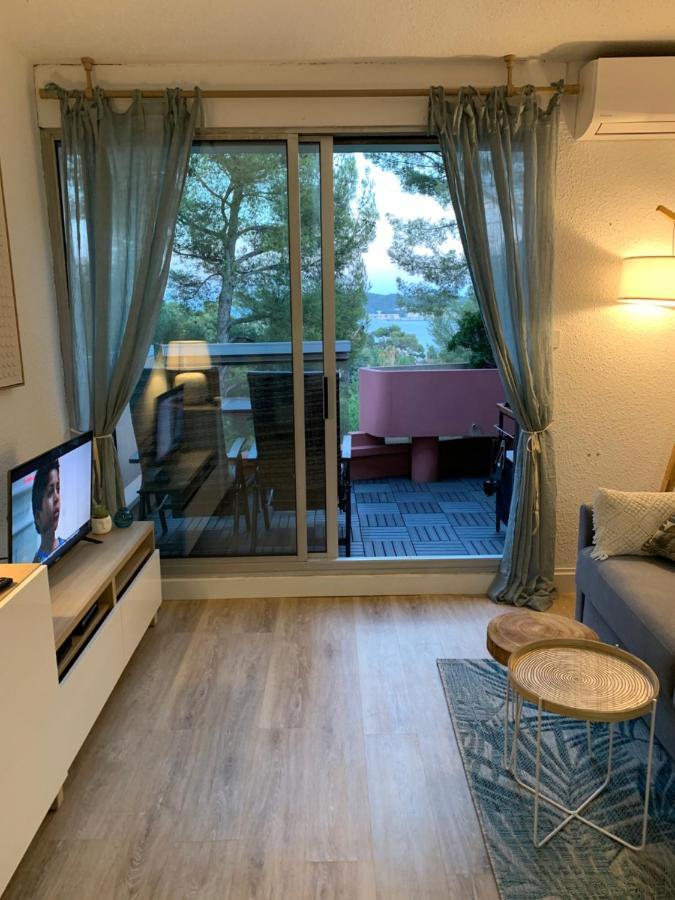Jade - Appartement Climatise Vue Et Acces Mer Prive Ла-Сейн-сюр-Мер Экстерьер фото